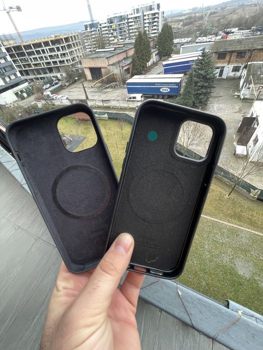 Husa de piele sau silicon MagSafe si animatie iPhone 12 / 12 Pro