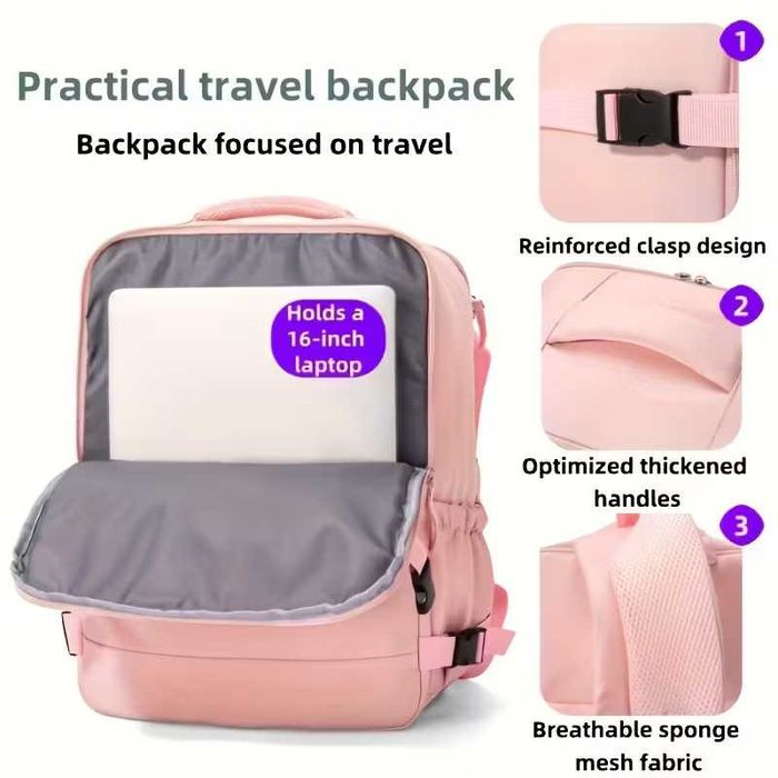 Раница за Ryanair 40x20x25 см - Безплатен Ръчен Багаж за Самолет