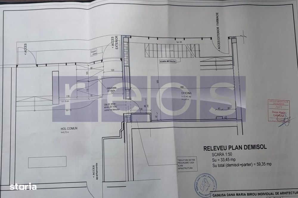 Inchiriere Spatiu Comercial | Parter+Etaj 1 | Herastrau | 60Mp |