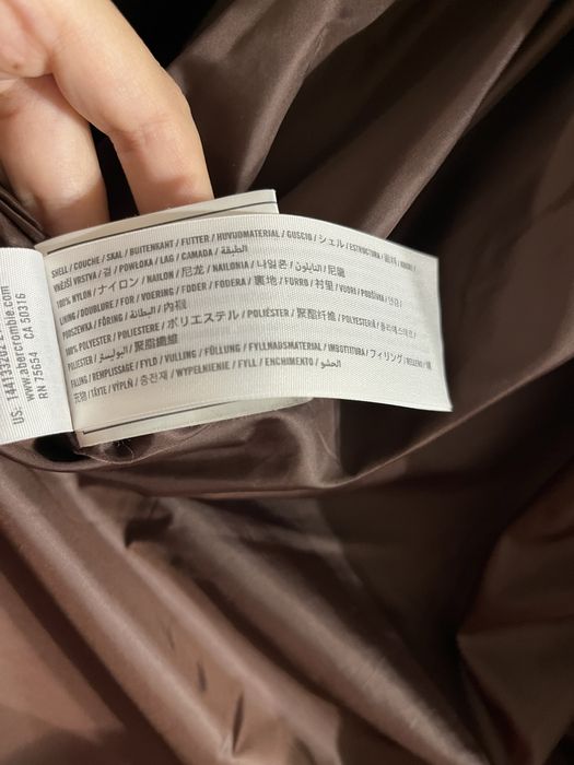 Geacă lungă Abercrombie & Fitch