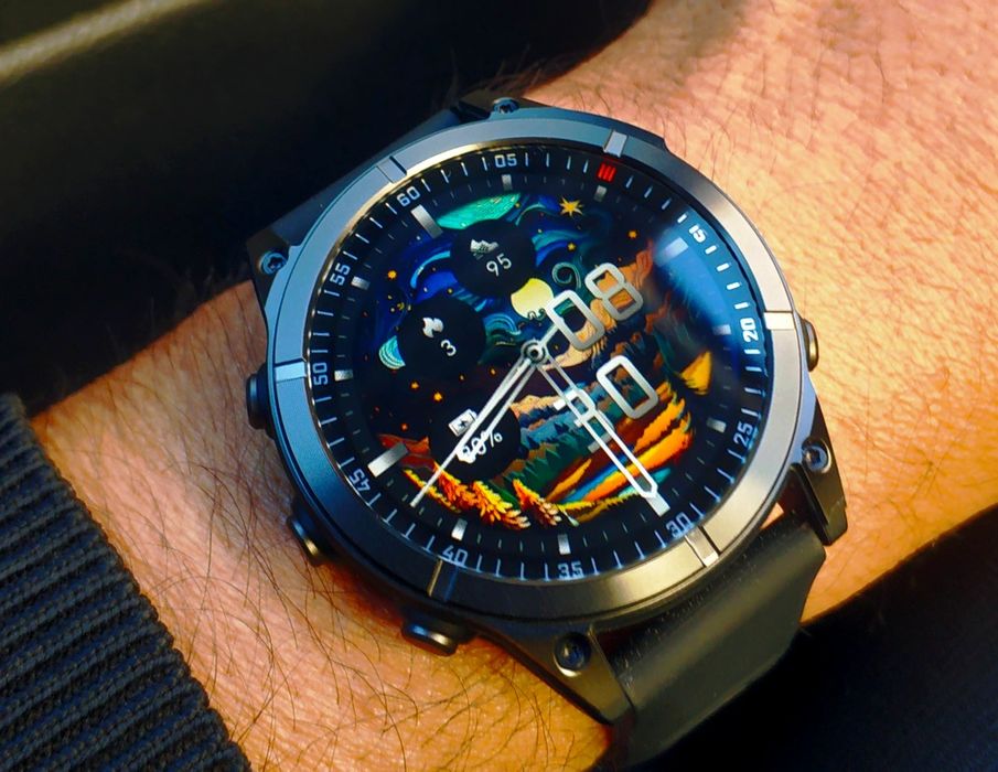 GS(Garmin) Fenix 8 . 1.43mm.Black.