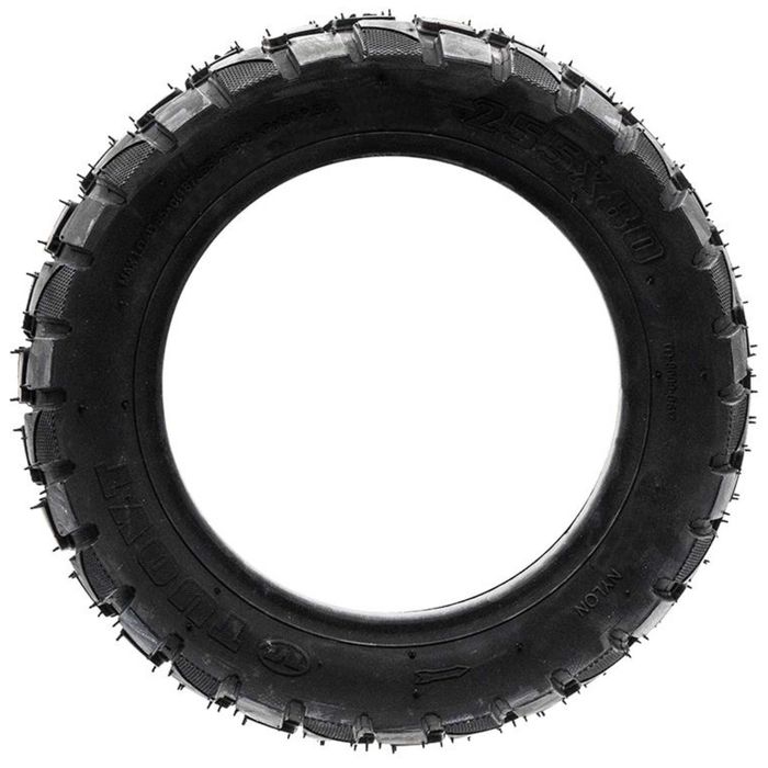 naton.ro Pachet PROMO: 1 x Cauciuc off-road 10x3.0-6 | 255x80 | 80/65-6 + 1 x Cameră 10x3 cu valvă îndoită la 90°, pt. trotinete Kukirin G3 Pro/M4
