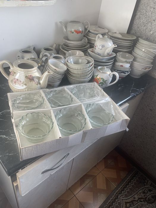 chinni posuda tezroq sotiladi joy egallab turgani uchun