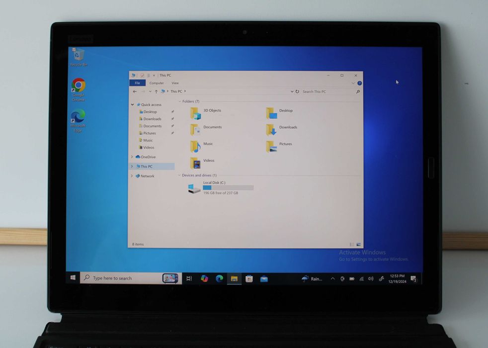 Лаптоп-таблет Lenovo Thinkpad X1 Tablet G3 13'' i5-8350U/8RAM/256SSD