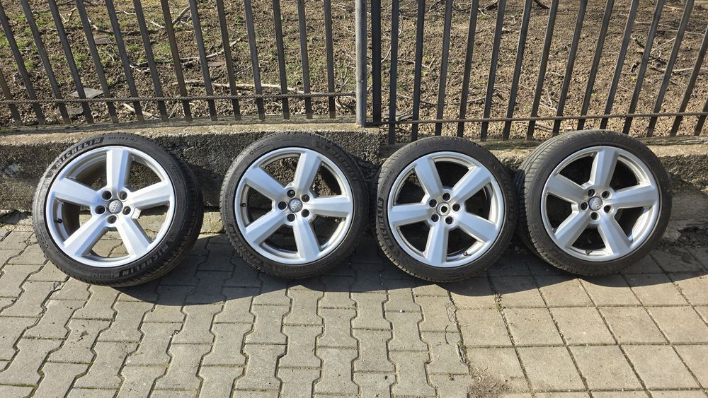 Джанти от Ауди 18 8J 5x112 с гуми Michelin