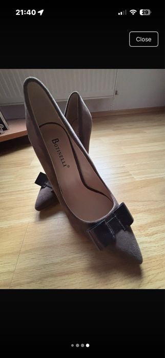 Pantofi eleganți Botinelli cu toc înalt