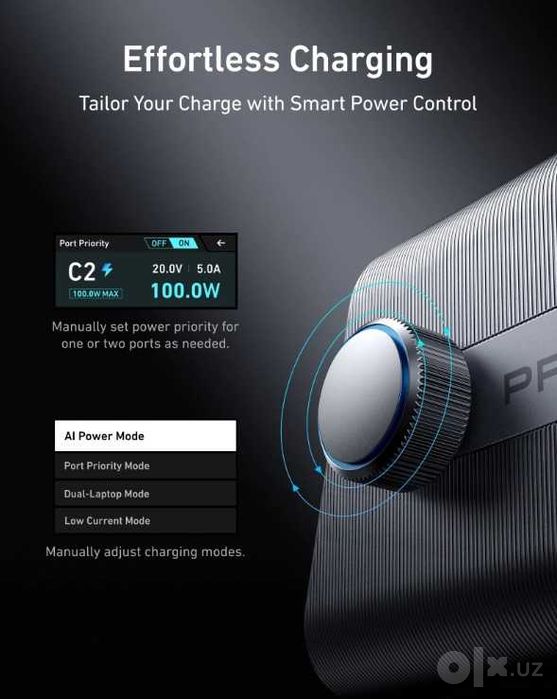 Anker зарядный станция Prime Charger (250W, 6 Ports, GaNPrime)