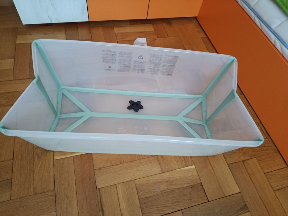 Stokke сгъваема ваничка XL с подложка за новородено