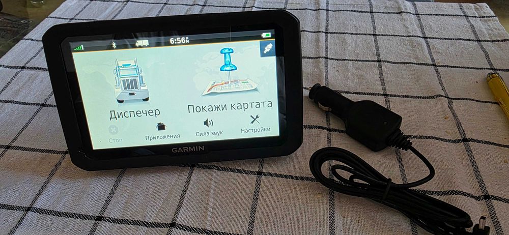 Навигация за камион Garmin Dezl 770 7 инча карти за цяла Европа и Турция пълен комплект