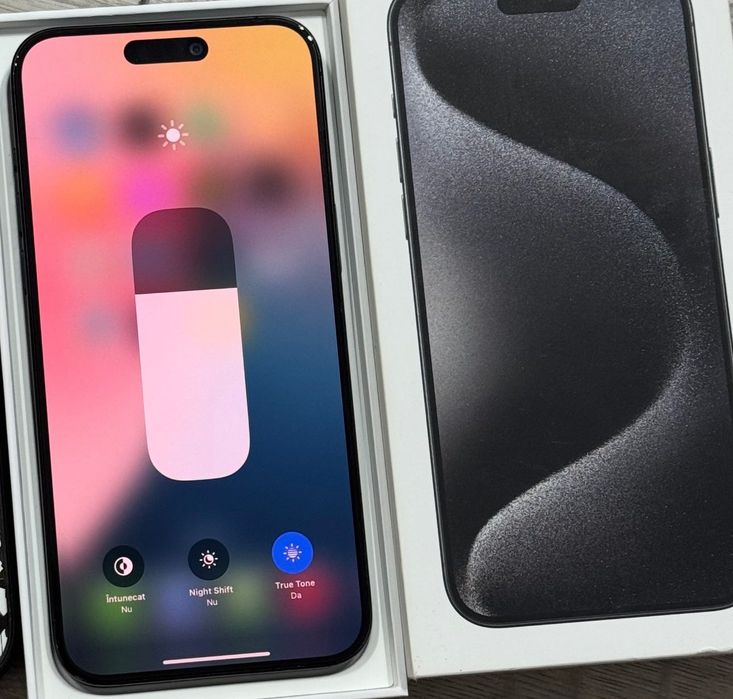 iPhone 15 Pro Max 256 GB Full box liber rețea Baterie 83%  Impecabil 16 17 13 14 pro
