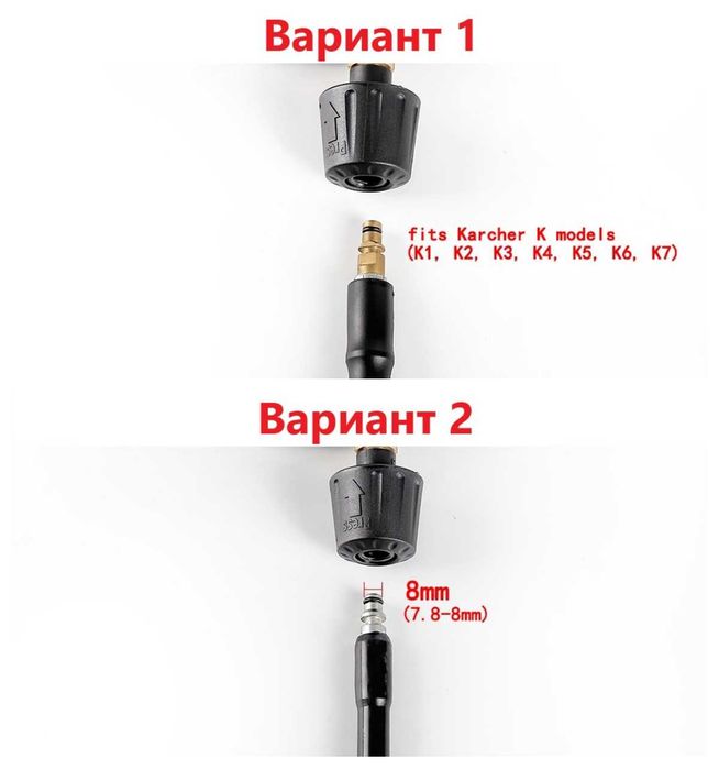 MJJC Професионален пистолет за водоструйка + 5-в-1 дюза Quick Connect