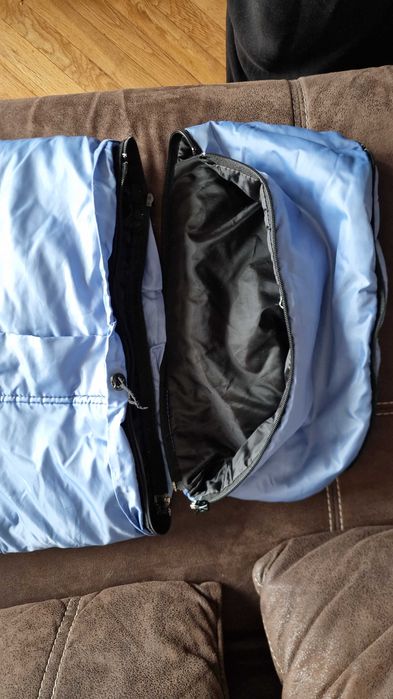 Детски син термо чувал за количка