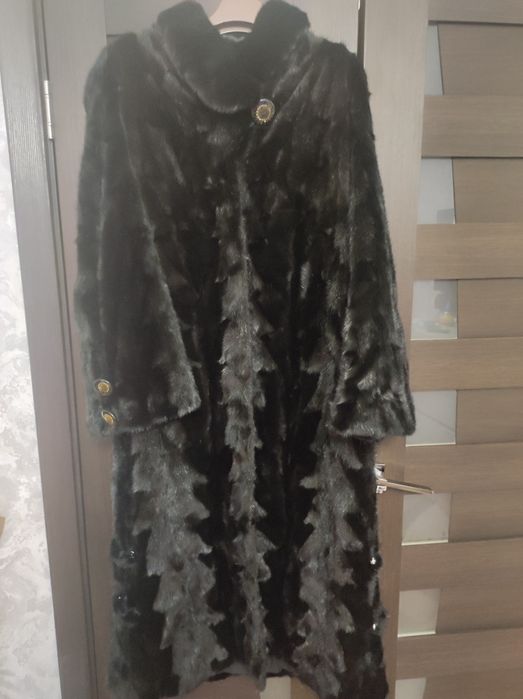 Шуба норковая длинная