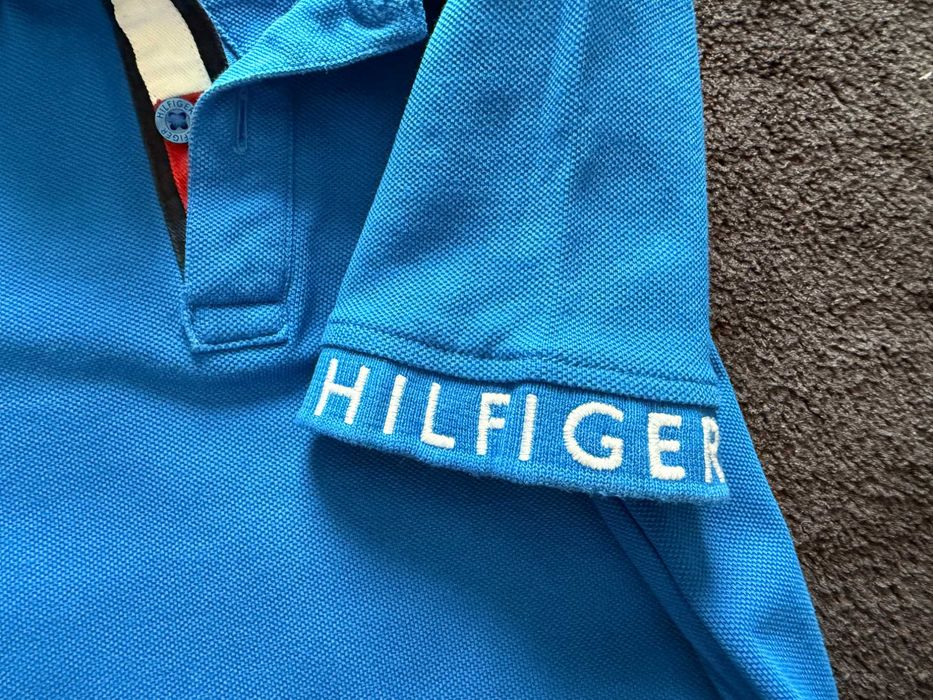Tricou polo Tommy Hilfiger, pentru baieti, marime 7 ani - 122 cm