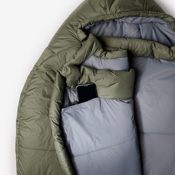 Sac de dormit de trekking 0°c, Mt500 - produs resigilat Decathlon