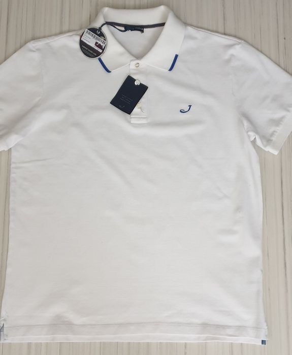 Jacob Cohen Pique Cotton Mens Size M / L НОВО! ОРИГИНАЛ! Мъжка Тениска!