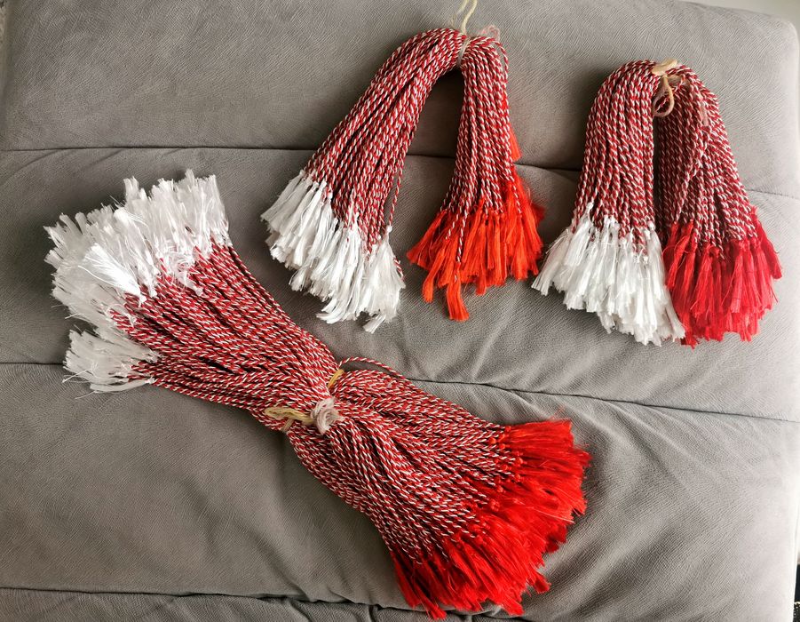 Șnur mărțișor, set 100 buc