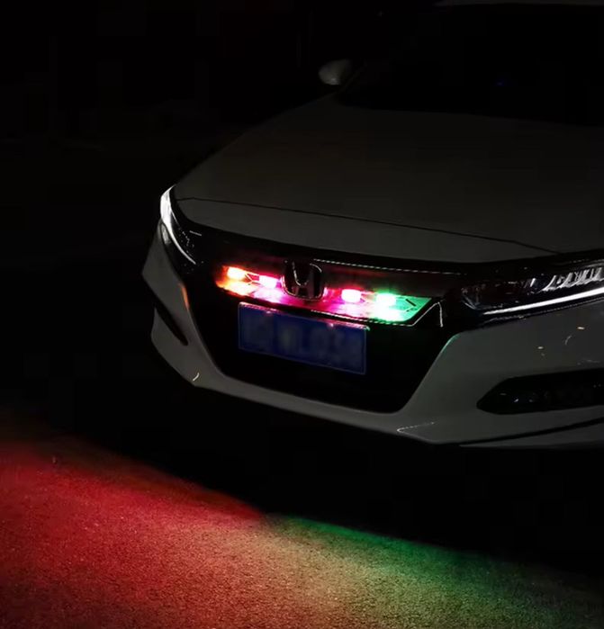 Lumini LED 2 Stroboscope LED Wireless, cu Magnet, Acumulator și Teleco