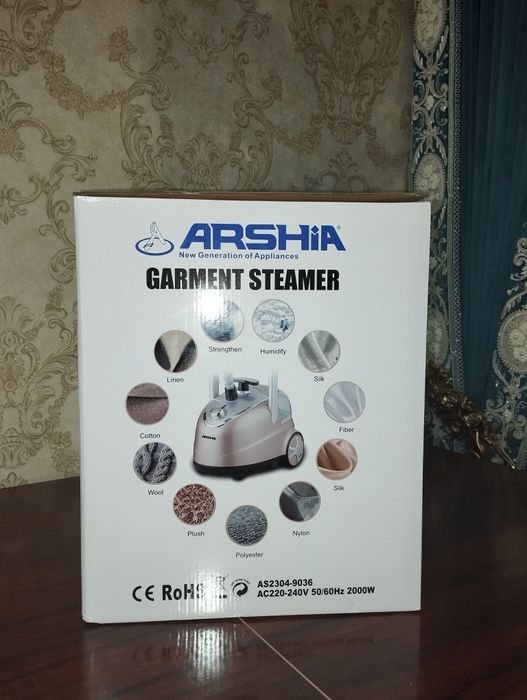 Паравой утюг ARSHIA.           ARSHIA bug'li dazli