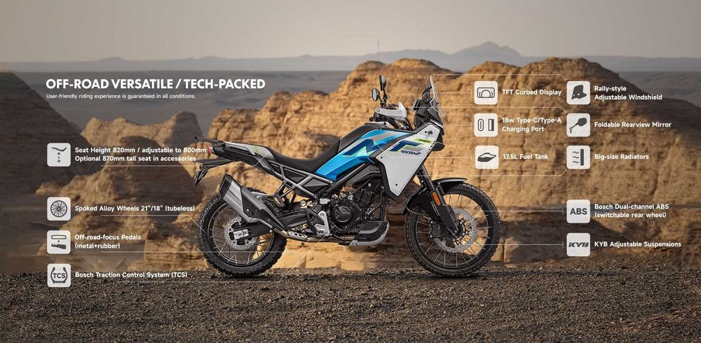 Мотоцикл под заказ CFMOTO 450MT цена под ключ