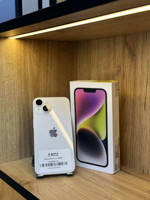 айфон 14 белый 85%