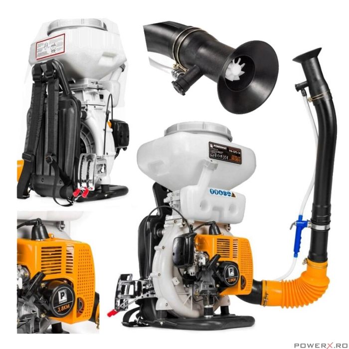 Atomizor pulverizator pe benzina, vermorel, capacitate 14 litri 3.8CP,