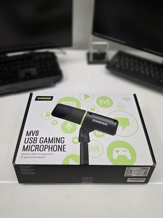 Microfon Shure MV6 USB-C – Dynamic Cardioid Speech Microphone – ca nou
