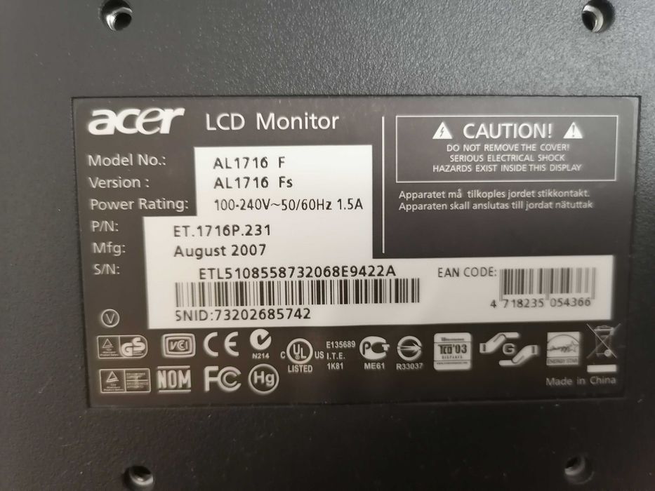 Монитор за компютър