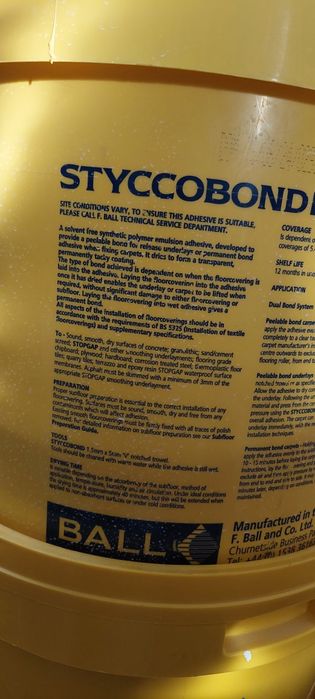 Adeziv profesional Styccobond F40 mocheta si Forbo 546 Eurofix Tack