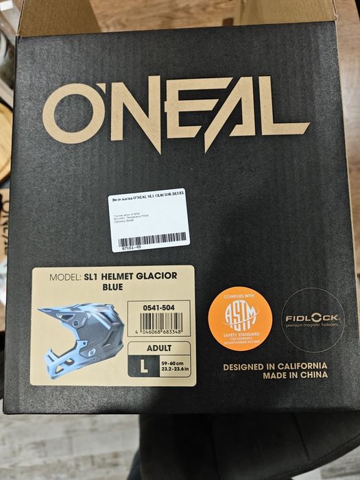 Каска O'NEAL SL1 GLACIOR BLUE - размер L