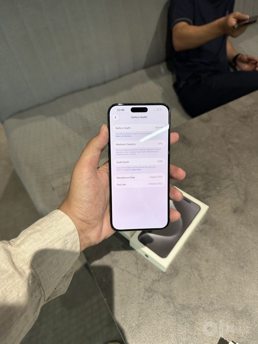 Iphone 15 pro max 87% 512tali