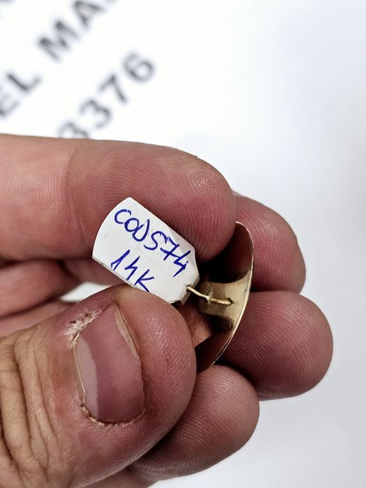 Vand cercei din aur 14 k 6.89 g cod 574