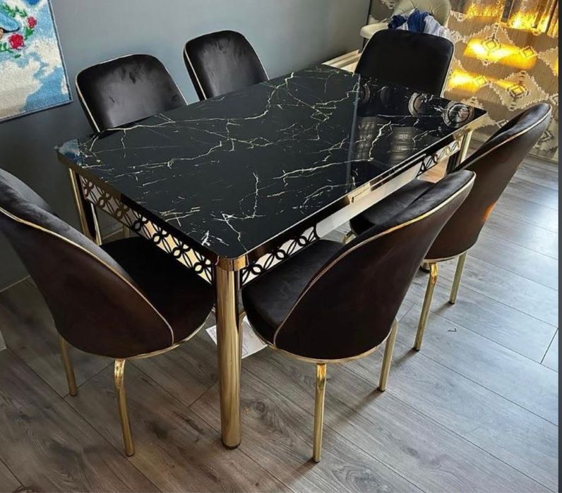 Set Masa Extensibila cu 6 scaune