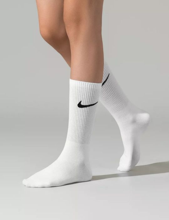 Носки Nike  белые и черные : oq va qora