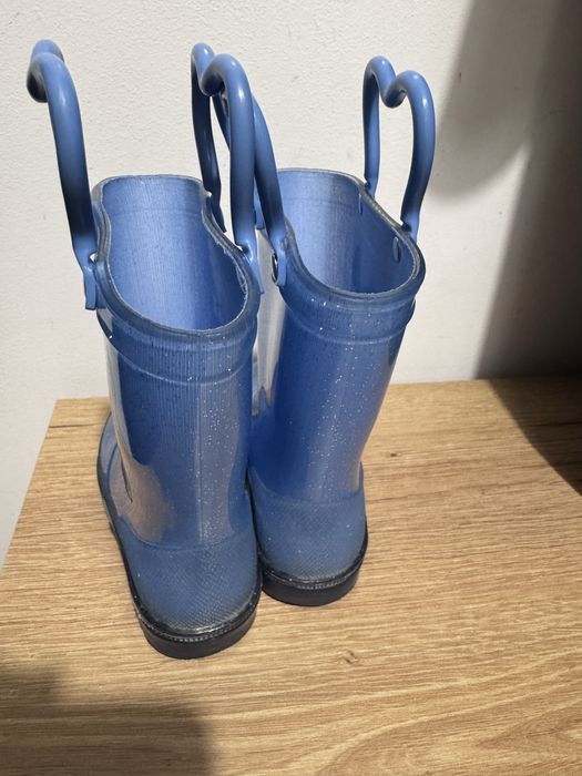 Cizme de cauciuc Stitch cu luminite de fete marimea 23 (Wellington boots)