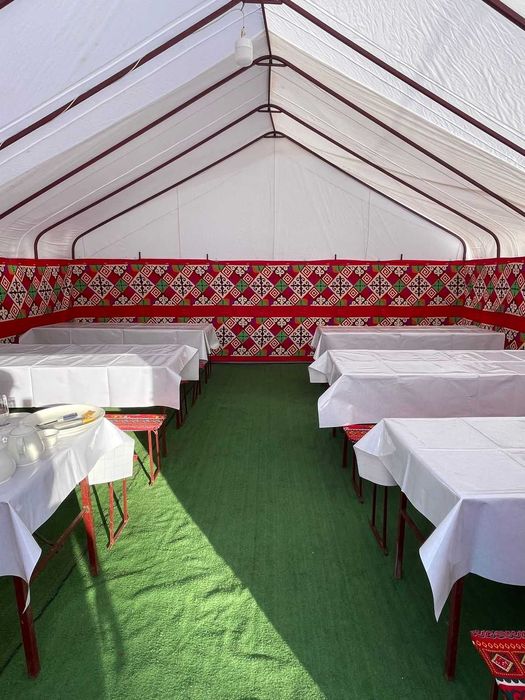 Юрта, 12*6 палатка, 6*6 палатка