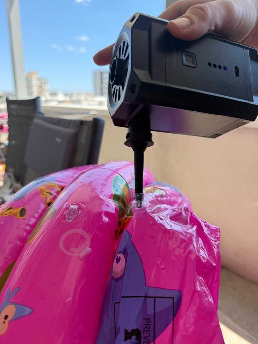 Акумулаторна помпа за басейни, пояси, матраци, 5V, 5000 mAh, TRIZAND