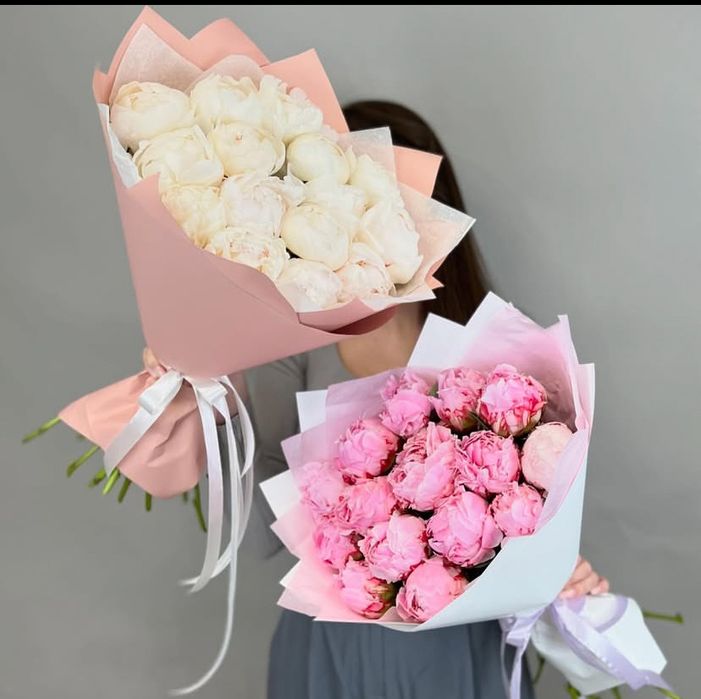 Пионы , букеты цветов ,цветы