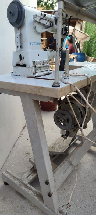 Шевна машина ръкавна троен транспорт