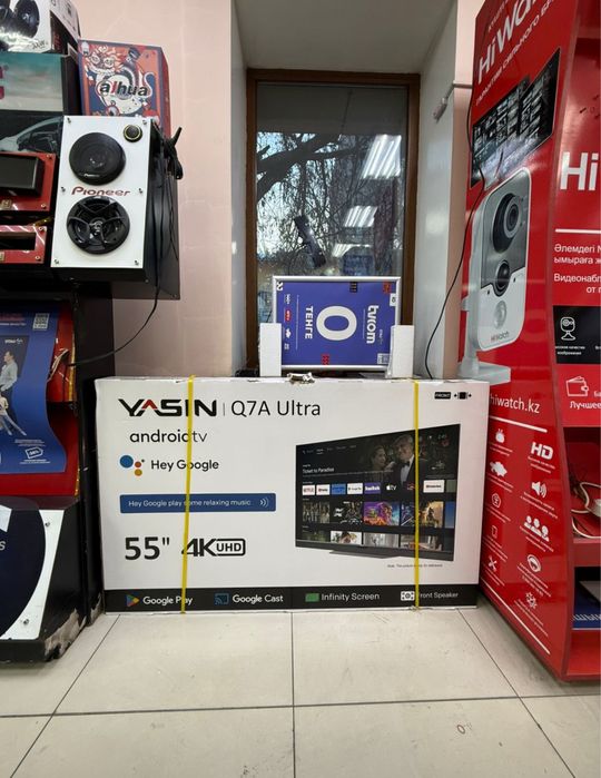 Спец цена!!! Smart телевизоры Yasin LED UltraHD 4K