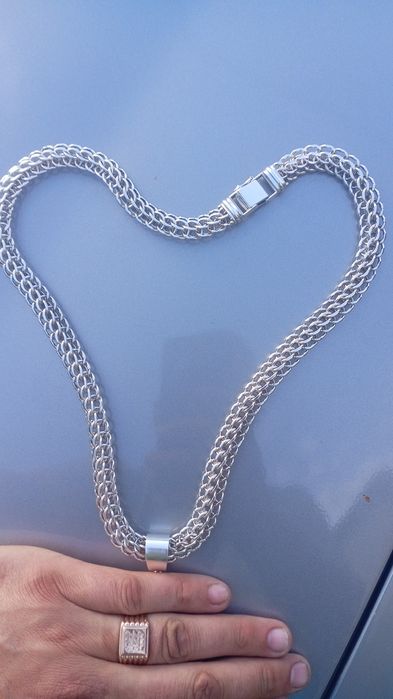 Серебряная цепочка мужская