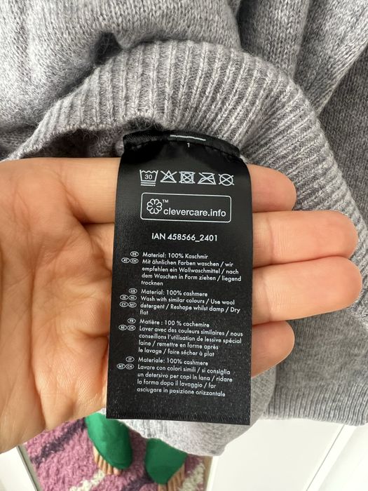 Pulover 100% casmir nou cu eticheta marimea L