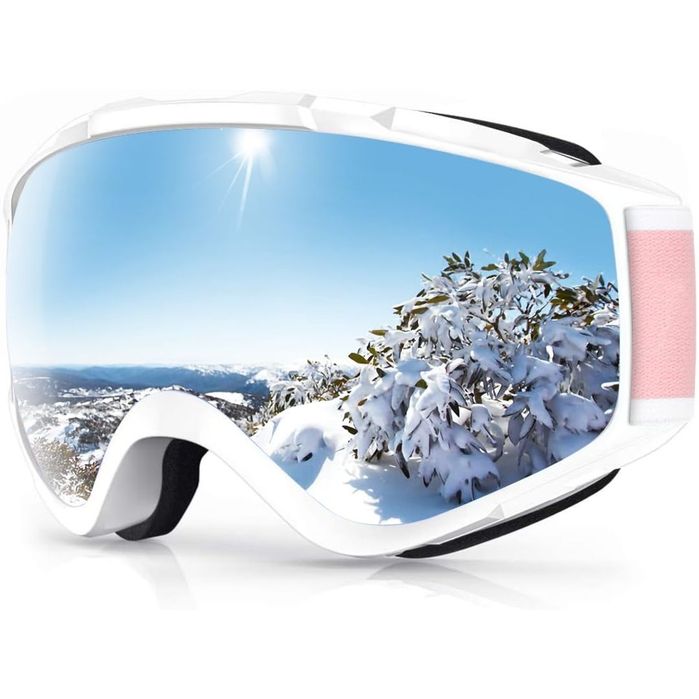 Ochelari de Schi OTG Protecție UV Antifog Sferici Oglinda – Pentru Purătorii de Ochelari