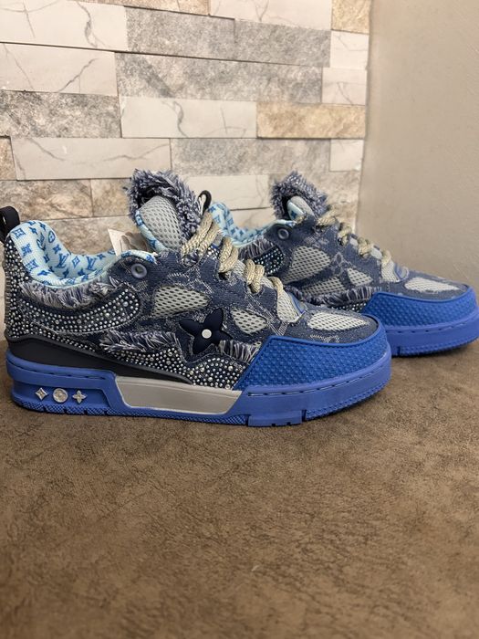 Adidasi Louis Vuitton skate cristal blue , nr 41