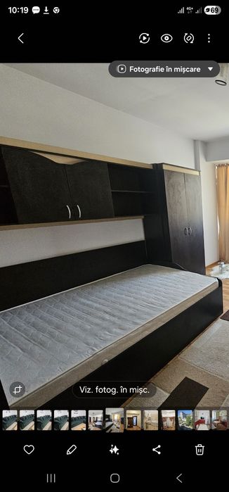 Saltea 140 cm / 200 cm  pe arcuri