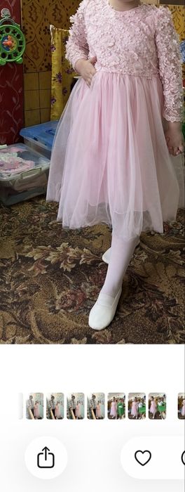 Платье детское,в хорошем состояние,розового цвета