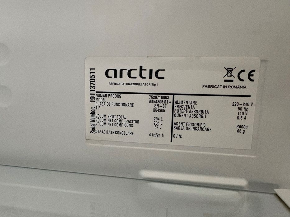 Frigider Arctic 294 L
