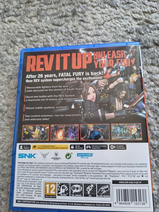 Fatal Fury City of the Wolves