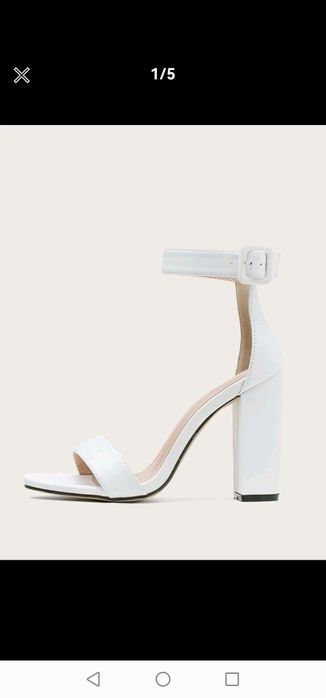 Sandale  albe nr 37