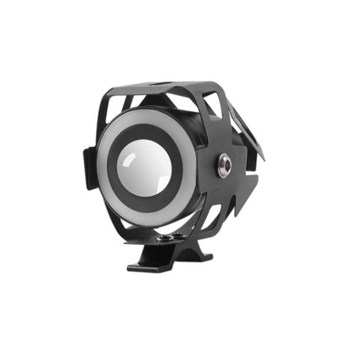 LED фар за мотор с лупа 30W RGB halo 3 режима 12V универсален PA1537